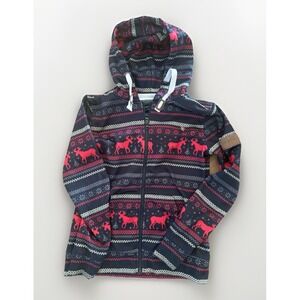 Rehall Jenniz Raindeer Juniors Hoodie Zip 12 JNR